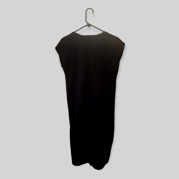 Zara Women's Black Ruched Gather Front Dress Small - Picture 6 of 6